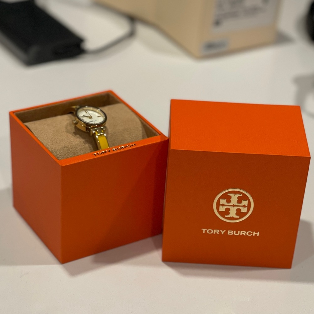 Tory Burch slim band watch